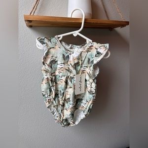 Velvet Fawn Bubble Romper